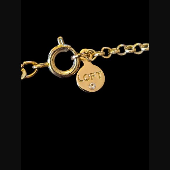 Loft Gold Tone 10.5mm Natural Pearl Multicolor Bead 21" Necklace - Picture 6 of 8